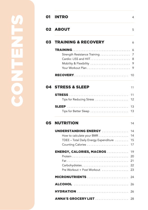 FITNESS NUTRITION PDF GUIDE